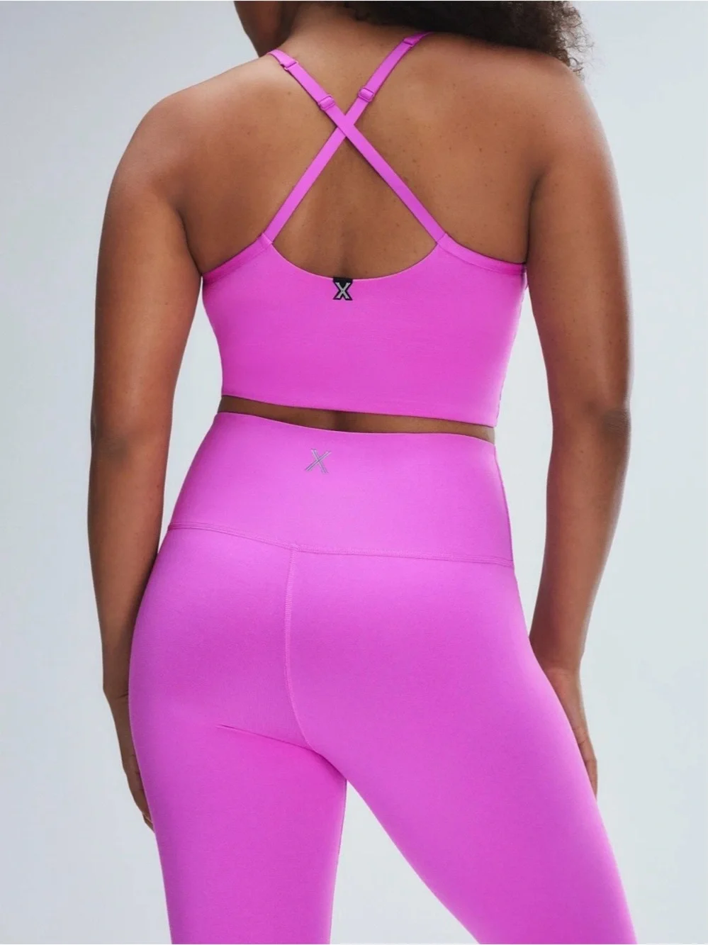 Savage X Fenty Bright Pink Seamless High-Waist Leggings